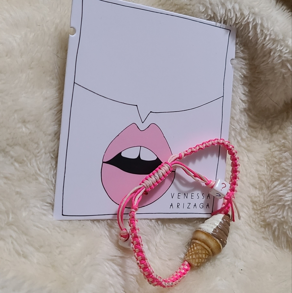 Venessa Arizaga Icecream Braided Bracelet🍦